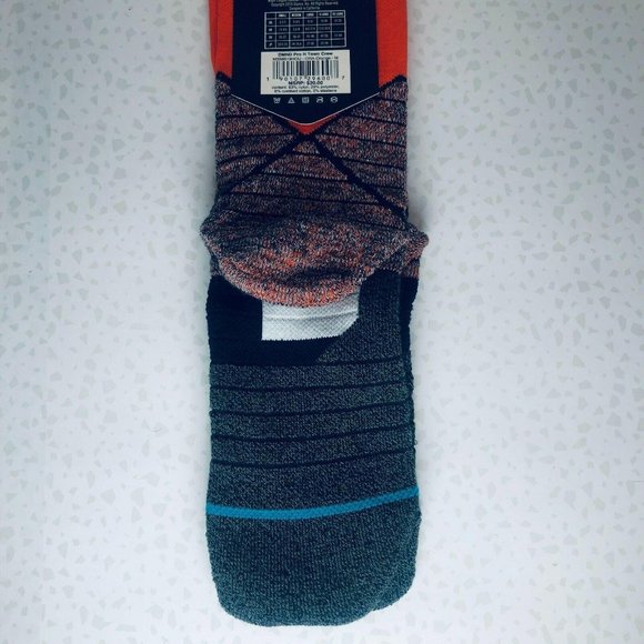 NWT Stance MLB Houston Astros Feel360 DMND Pro H Town Orange Baseball Socks - Picture 7 of 7